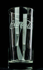 Coca Cola Glas / Gläser Frozen satiniert, Design Amsterdam Becher Wave Glas 0,3l