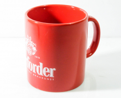 Herford beer brewery, coffee mug, mug, cup, collection cup red