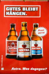 Astra Bier XXL Wand Kalender Gutes bleibt.. 2015 St Pauli KIEZ Hamburg
