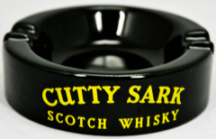 Cutty Sark Scotch Whisky, Keramik Aschenbecher, dunkelgrün