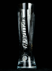 Warsteiner Bier Glas / Gläser 0,2l Premium Cup Becher Relief Tulpe Stange