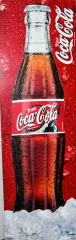 Coca Cola, XXL Spanholzplatte, Werbeschild, Coke Flasche, Rot