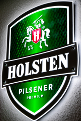 Holsten Pilsener Bier, LED Leuchtreklame, Hamburg