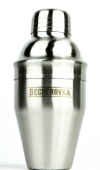 Becherovka Vodka, Edelstahl Deluxe Mini-Shaker, 0,23 l