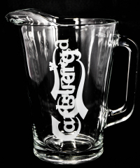 Carlsberg Bier, Glaskaraffe, Pitcher, Ausgießer 1,5l Carlsberg