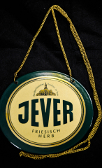 Jever Pilsener Bier Brauerei, Zapfhahnschild, Schild, Tresen, Zapfanlage, grün