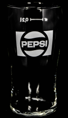 Original Pepsi Cola, 80er Jahre Retro Glas / Gläser, alte Form & altes Logo 0,2l