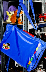 Haribo Umhängetasche, Schultasche, Rucksack, Schultertasche, Tasche in blau