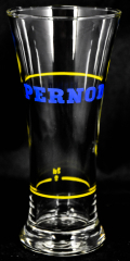Pernod Pastis Glas, blau / gelbe 70er Jahre Ausführung, Gläser