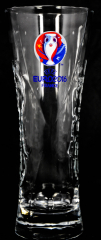 Carlsberg Bier, Glas / Gläser Relief Bierglas EURO 2016 FRANCE Editionsglas 0,3l
