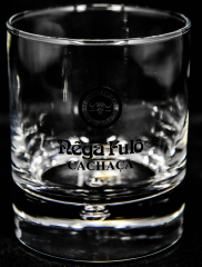 Original Nega Fulo Cachaca, Tumbler, Glas / Gläser, Perle im Fuß