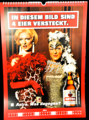 Astra Bier Wand Kalender Endlich Sixpacks für alle 2016 St Pauli KIEZ Hamburg