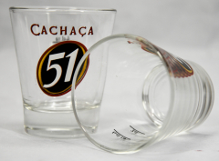 Cachaca 51 Rum, Kaffeeglas, Coffee Glas 2cl/4cl