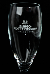 Moet Chandon, Champagner Glas / Gläser, Flöte, Impèriale Flute 0,1l, mit Eichaufdruck