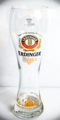 Erdinger wheat beer glass / glasses, beer glass / beer glasses, Weissbierglas 0.5l