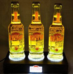 Desperados Bier, LED Werbeleuchte, Leuchtreklame, 3 x Flaschenleuchte