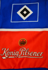 König Pilsener Bier, offizieller HSV - Fanschal, Hamburger SV Schal