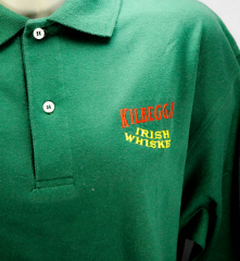 Kilbeggan Whiskey Polo Shirt, Men, grün, Gr.L
