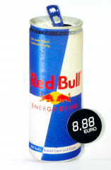 Red Bull Energy, Papp Preistafel, Preisaufsteller Dose