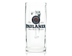 Paulaner wheat beer, beer mug, glass / glasses beer glass, Moldau Seidel edge grinding 0.5l