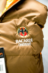 Bacardi Rum, Oakheart Outdoor Ladies Quilted Vest Urban XS Brown, Limited Edition