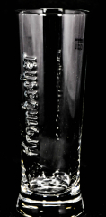 Krombacher beer, glass / glasses Star Cup exclusive, 0.2 l, relief beer glass