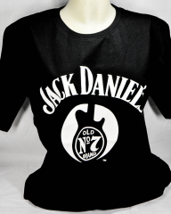 Jack Daniels Whiskey, T-Shirt Guitar No.7 Gr.L, full Logo