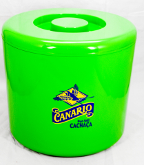 Canario Cachaca, Eiswürfelbehälter, Flaschenkühler, 10L, grün, 3-teilig