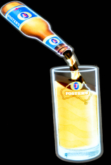 Fosters Bier, LED Leuchtreklame animierende Leuchtreklame Filling Glas