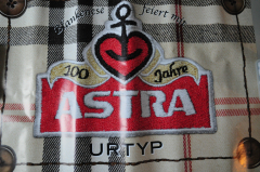 Astra beer poster, billboard, picture 100 Jahre Astra Blankenese feiert mit. 100 Jahre Astra