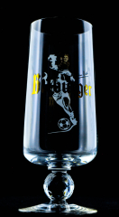 Bitburger beer, glass / glasses special edition edition glass, football cup beer glass