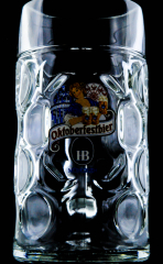 Hofbräu Haus Bier, Maßkrug Oktoberfest-Bierglas 1,0l, Ein Maß