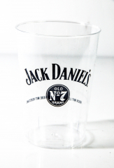 10 x Jack Daniels Whisky, Acryl Empfangsbecher, Einwegbecher Plastikbecher, 0,1l