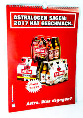 Astra beer wall calendar Astralogen sagen: 2017 hat ... St Pauli KIEZ Hamburg