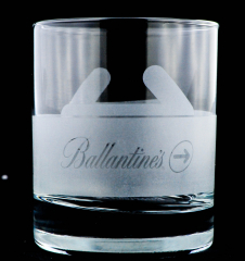Ballantines Whisky, Glas / Gläser Tumbler, Whiskeyglas Stolen seltene Ausführung