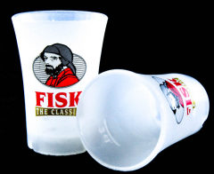 Fisk liqueur, liqueur, acrylic shot glass, stamper, glass / glasses, Danske