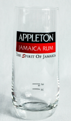 Appleton rum, rum glass, long drink glass Spirit of Jamaica