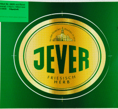Jever Bier, Aufkleber Friesisch Herb, Sticker