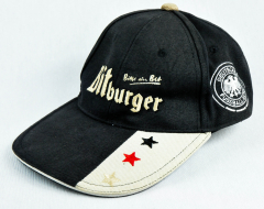 Bitburger Bier, Baseballmütze, Mütze, Cap-Mütze DFB grau / Cord