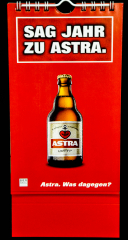 Astra Bier Brauerei, Prostkartenkalender Sag Jahr zu Astra, St.Pauli, Hamburg