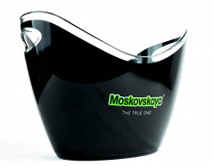 Moskovskaya Vodka, 3,5l Eiswürfelkühler, Eisbox, Eiswürfelbehälter, Flaschenkühler
