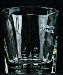 Makers Mark Whisky, 5-eck Tumbler, Whiskyglas /Gläser sehr massives und hochwertiges Feinschliff Glas