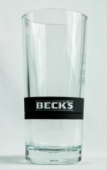 Becks Bier, Empfangsglas, Craft Taste the world grau satiniert, 0,1l