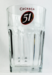 Cachaca 51, Caipirinha Cocktail Glas, Longdrink Glas, Relief Kontur