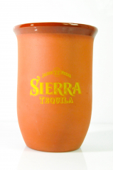 Sierra Tequila, Tonkrug für Paloma Limonade, Tequila Krug, braune Ausführung