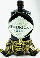 Hendricks Gin, Flaschenaufsteller Glorifer für 0,7l, Massives Messing