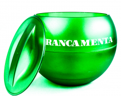 Fernet Branca, Menta, XXL Eiswürfelbehälter, grüne Ausführung, 3teilig mit Sieb