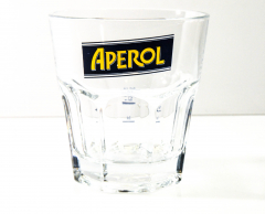 Aperol Spritz, Cocktail Glas, Relief Glas, blau - gelbe Ausführung, 2cl 4cl