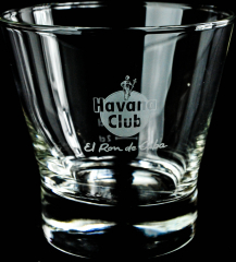 Havana Club Rum Tumbler, Glas, Gläser, Whiskyglas, El ron de Cuba Logo vorne
