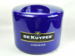 De Kuyper Genever, 10l Eiswürfelkühler, Eisbox, Eiswürfelbehälter, 3teilig, lila